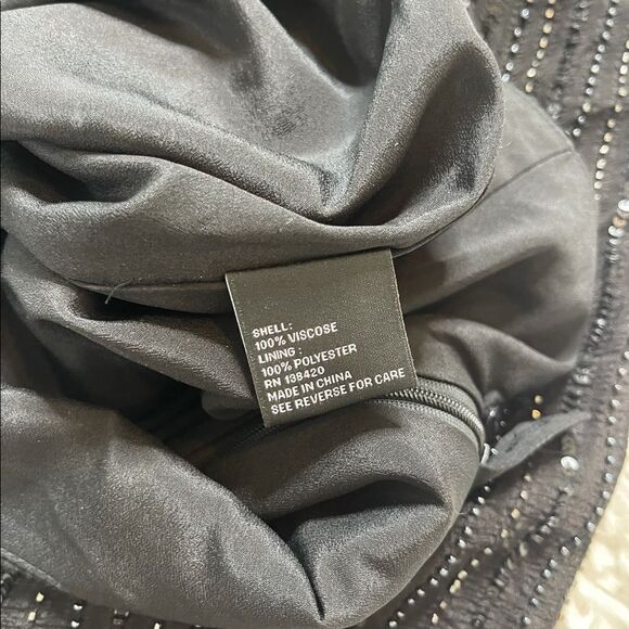 Carlisle Sequin Beaded Wide Leg Dress Pants - Picture 6 of 6